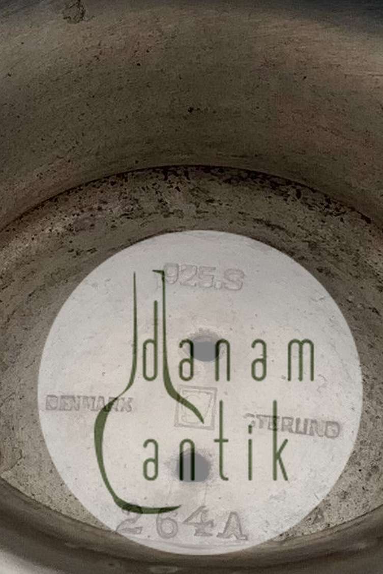 Georg Jensen Sterling Sølv Stor Drueopsats / Drueskål No 264 A