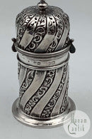 Engelsk Henry Matthews Sterling Sølv Sukkerstrøbøsse fra 1922