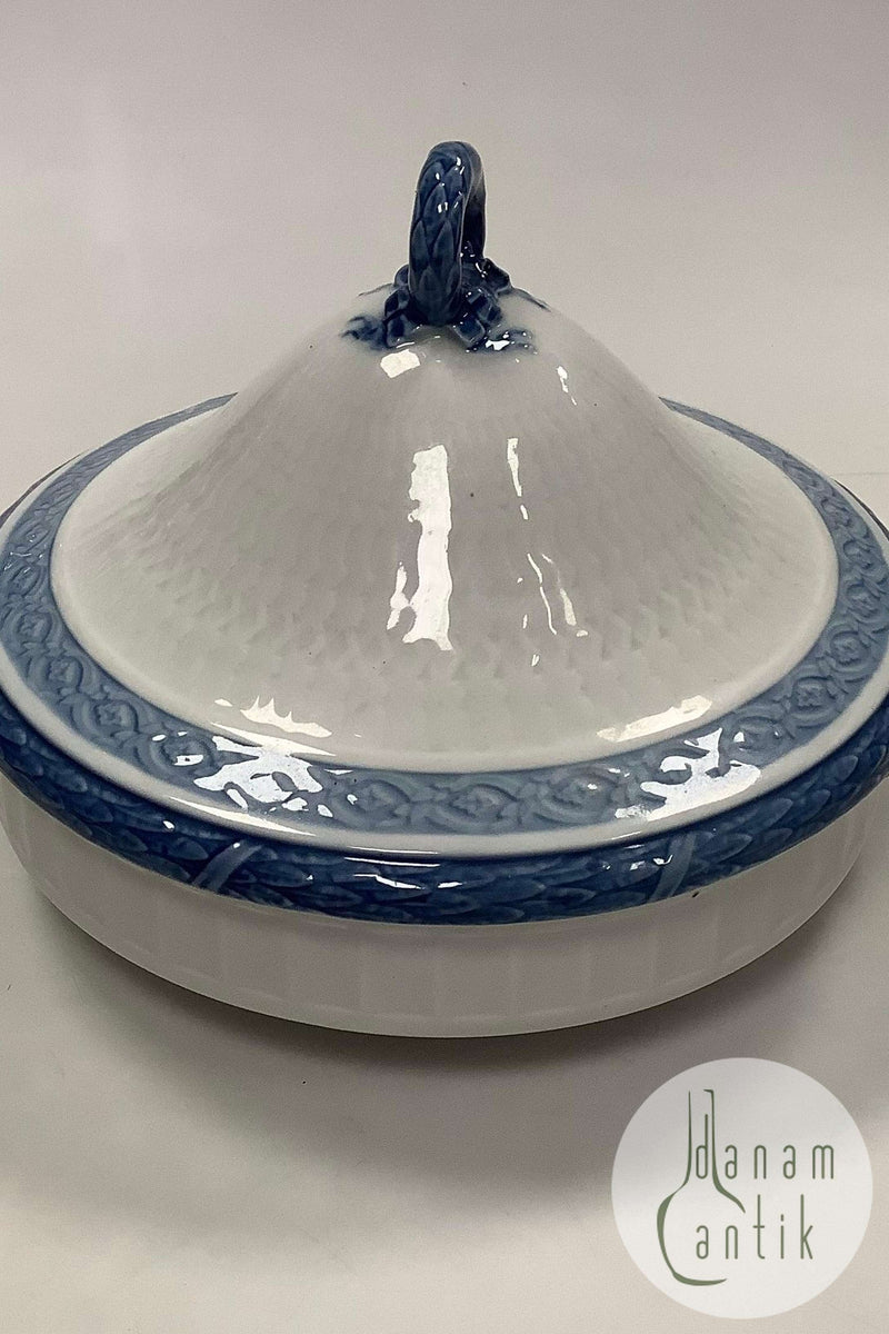 Royal Copenhagen Blå Vifte Ragoutfad med Låg No. 11503