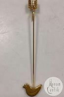 Georg Jensen Golden Christmas Lyseholder - Fugl 1991