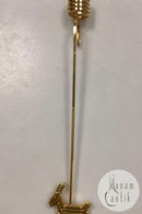 Georg Jensen Golden Christmas Lyseholder - Julebuk 1993