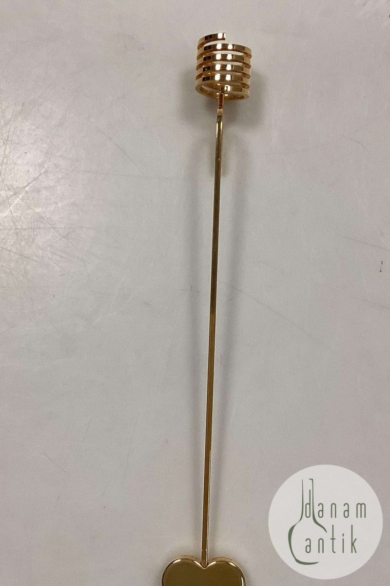 Georg Jensen Golden Christmas Lyseholder - Hjerte 1990