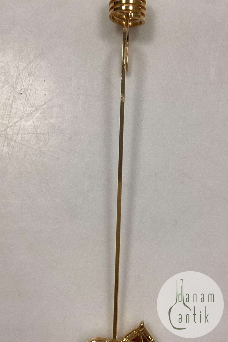 Georg Jensen Golden Christmas Lyseholder - Gyngehest 1996