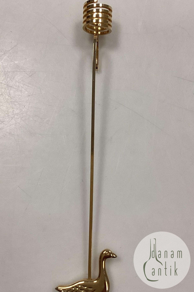 Georg Jensen Golden Christmas Lyseholder - Gås 1998