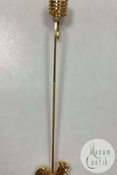 Georg Jensen Golden Christmas Lyseholder - Hane 1999