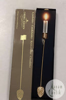 Georg Jensen Golden Christmas Lyseholder - Kogle 1994