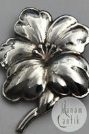 Knud Woldemarsen Brøndum Sterling Sølv Blomster Broche