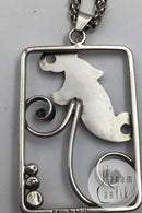 B Meyer Sølv Vedhæng (Med kæde)