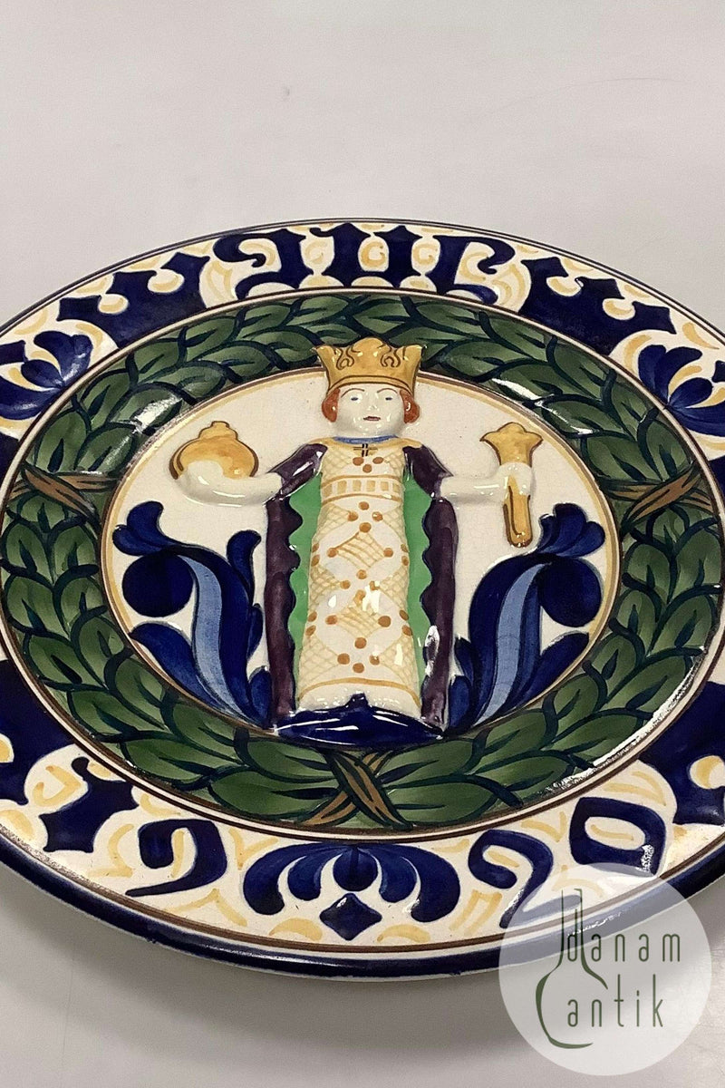 Aluminia Stor Juleplatte fra 1920