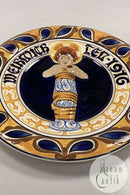 Aluminia Stor Juleplatte fra 1916 Weihnachten