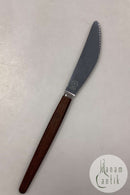 Raadvad Spisekniv med grillskær i Stål og Palisander