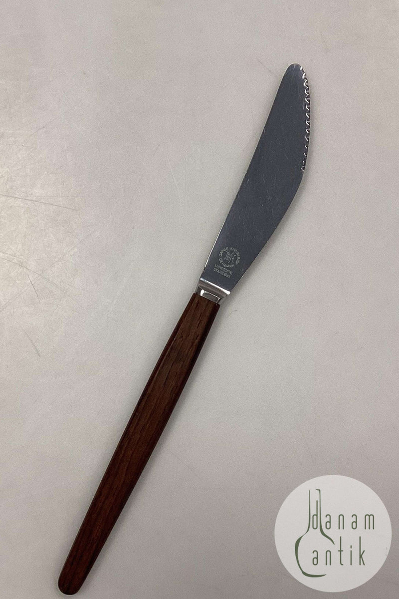 Raadvad Spisekniv med grillskær i Stål og Palisander