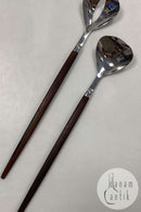 Eton Raadvad Salatbestik i Stål og Palisander