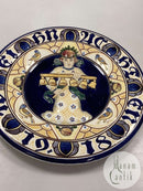 Aluminia Stor Juleplatte fra 1918 Weihnachten