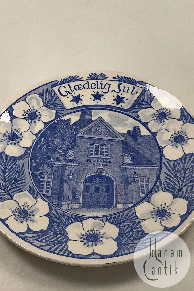 Aluminia Juleplatte Glædelig Jul Frederiksberghospitalet