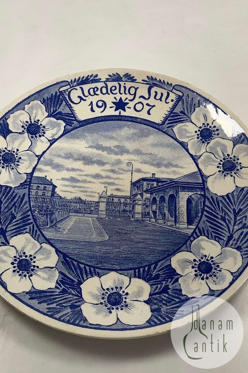 Aluminia Juleplatte Glædelig Jul 1907