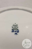 Bing og Grøndahl Jubilæumsstel / Blå Nellike Smørskål med låg