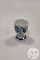 Bing og Grøndahl Jubilæumsstel / Blå Nellike Æggebæger