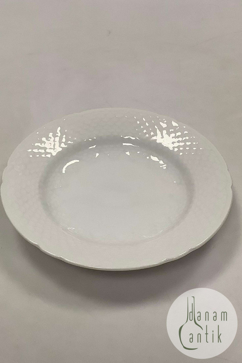 Bing  og Grøndahl Elegance, Hvid Sidetallerken