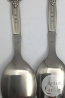 Cohr, Sølv / Stål "Drue" Salatsæt, Lille