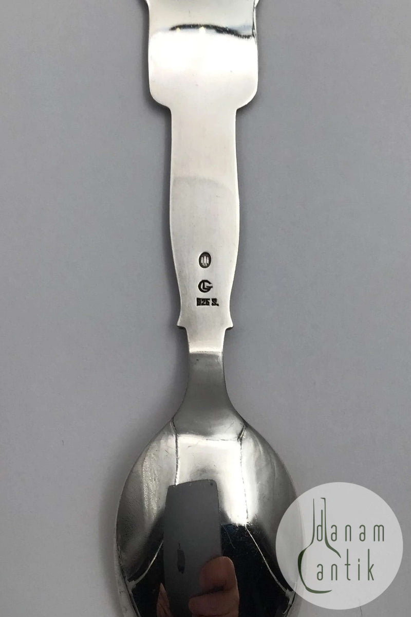 Grann & Laglye Sterling Sølv Emalje Juleske 1952