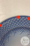 Bing og Grøndahl Blå Tone Hotel Lille Frokosttallerken No. 706/1005 - SKÅRET