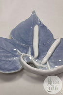 Royal Copenhagen Art Nouveau Skål formet som blad med frugter No 2/7