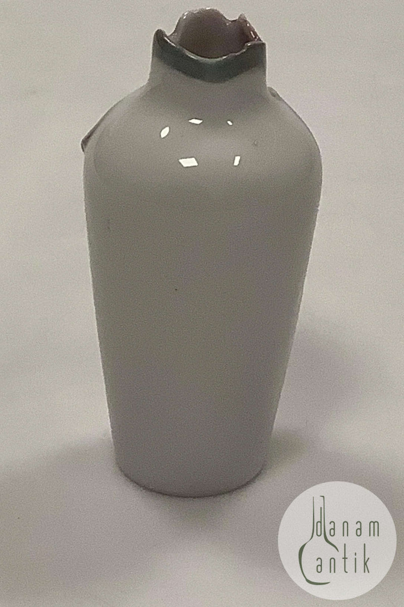 Rørstrand Art Nouveau Vase blomster i relief og gennembrudt top