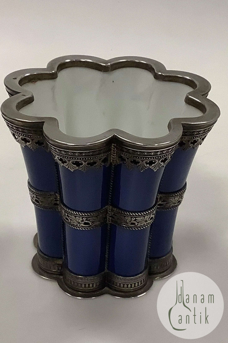 Royal Copenhagen Margrethe Bæger med Sølvmontering af Anton Michelsen No 3374