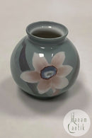 Rørstrand Art Nouveau Vase med Blomster i Relief