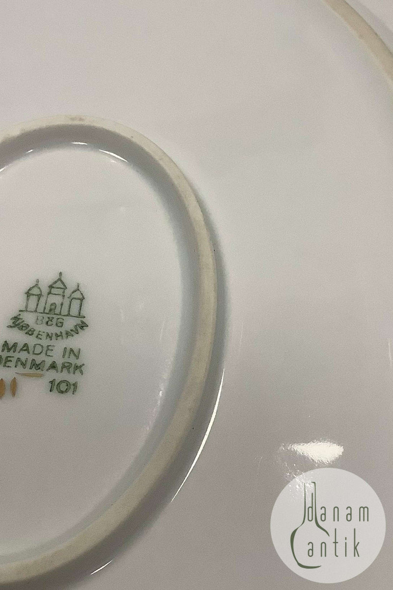 Bing og Grøndahl Hasselnød Ovalt Fad No 101