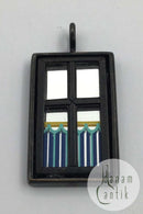 Georg Jensen Oxideret Messing Vindue Vedhæng No. 520