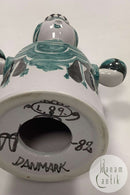 Bjørn Wiinblad Studio Lysestage i Grøn No L89 fra 1982