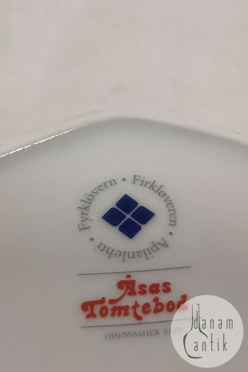 Åsas Tomtebod Stel Firkløveren Oval skål