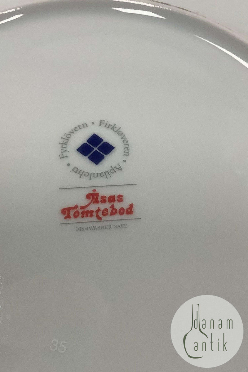 Åsas Tomtebod Stel Firkløveren Frokosttallerken