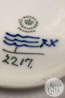 Royal Copenhagen Musselmalet Riflet Kaffekande No 2217