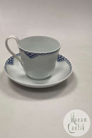 Royal Copenhagen Prinsesse Blå Høj Hankskop med underkop No 093