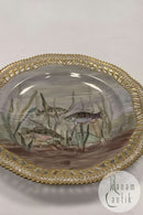 Royal Copenhagen Privatmalet Flora Danica Fisketallerken No 3554