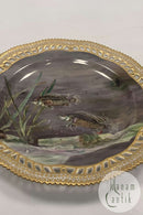 Royal Copenhagen Privatmalet Flora Danica Fisketallerken No 3554