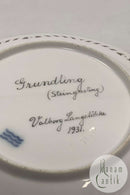 Royal Copenhagen Privatmalet Flora Danica Fisketallerken No 3554