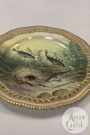 Royal Copenhagen Privatmalet Flora Danica Fisketallerken No 3554