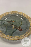 Royal Copenhagen Privatmalet Flora Danica Fisketallerken No 3554
