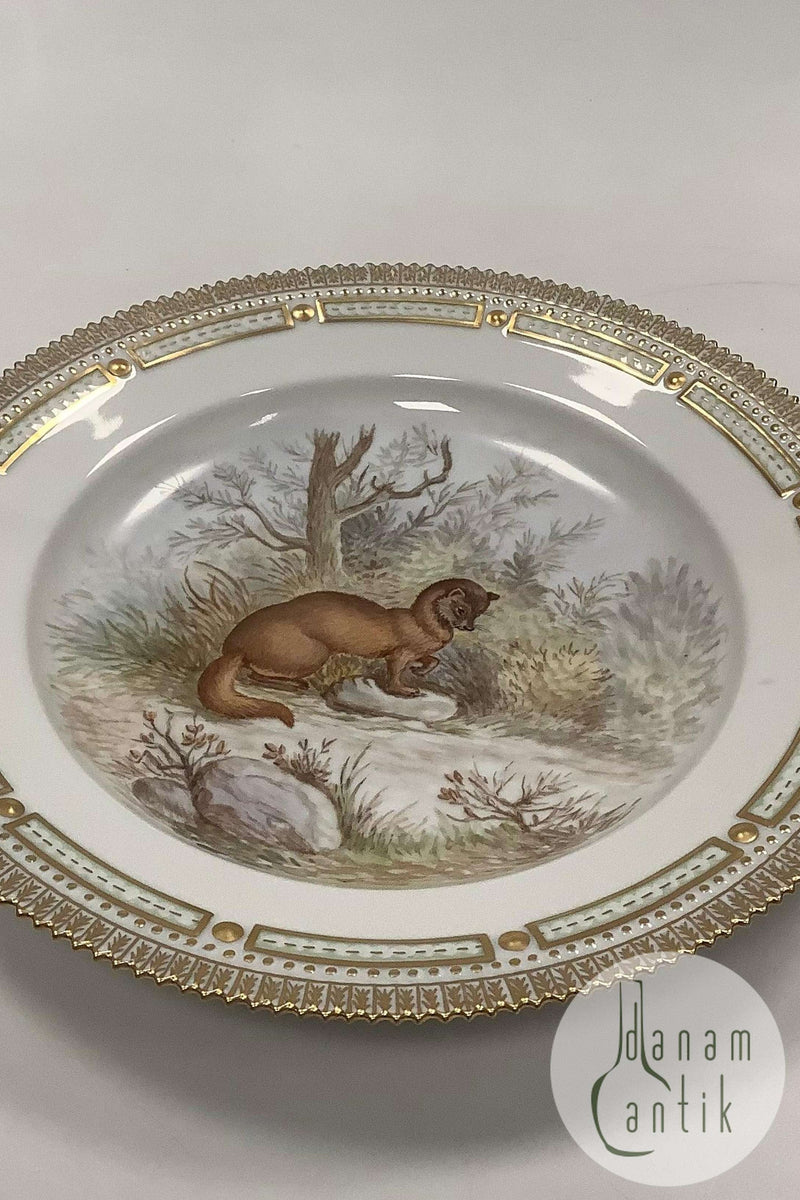 Flora Danica Jagtstel Middagstallerken No 239/3549 Zobel