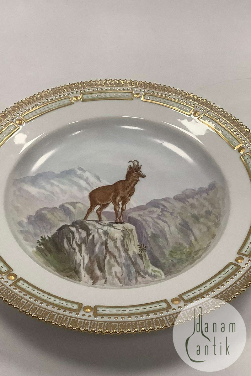 Flora Danica Jagtstel Middagstallerken No 239/3549 Gemse