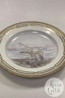 Flora Danica Jagtstel Middagstallerken No 239/3549 Isbjørn