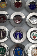 Peter Hertz Sterling Sølv / Emalje Skåle Sæt (12)