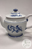 Bing og Grøndahl Jubilæumsstel / Blå Nellike Tekande