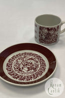 Bjørn Wiinblad Nymølle Månedskop med underkop - AUGUST No. 3513