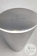 Georg Jensen Sterling Sølv Ellipseformet Vase / Bæger Verner Panton