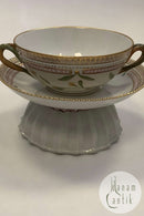 Royal Copenhagen Flora Danica Bouillon Kop med underskål No 20/3612